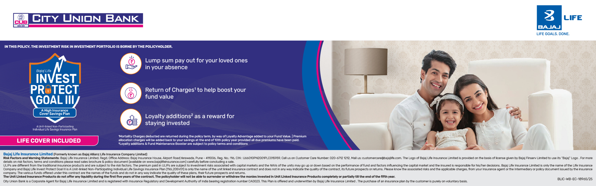 BAJAJ LIFE INSURANCE ProtectgoalIII