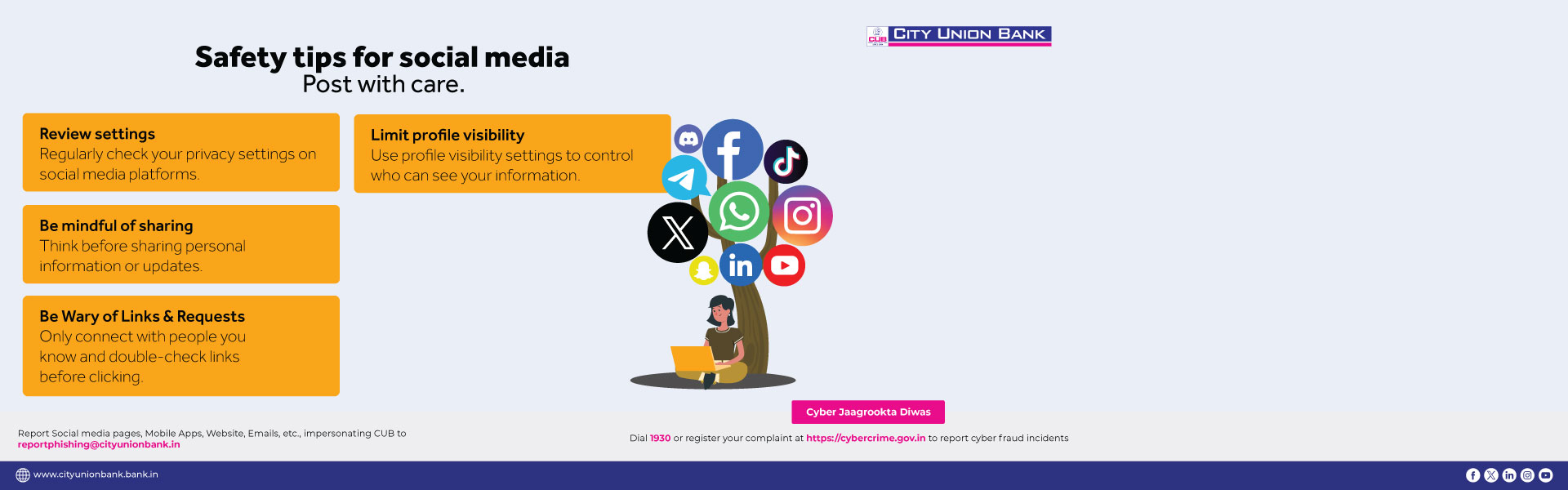 Safety tips for social media